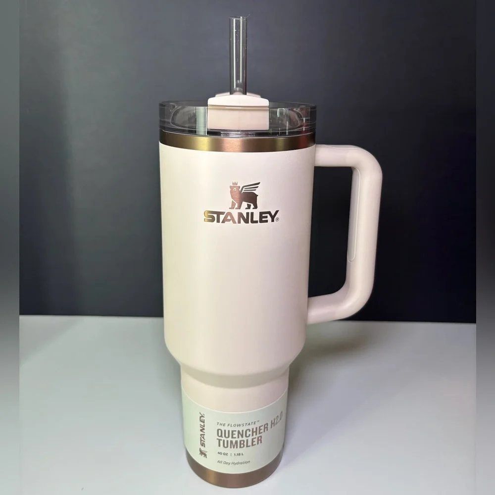Stanley Gilded Sugar Holiday Quencher Set 40oz & 14oz BNWT - Picture 2 of 13